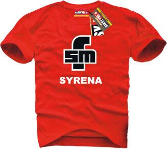 Syrenka - logo - koszulka męska  - 5