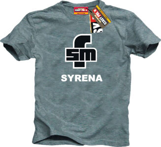 Syrenka - logo - koszulka męska  - 6