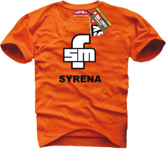 Syrenka - logo - koszulka męska  - 7