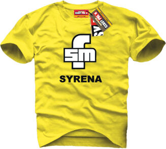 Syrenka - logo - koszulka męska  - 4