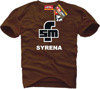 Syrenka - logo - koszulka męska  - 8