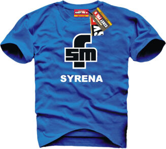 Syrenka - logo - koszulka męska  - 9
