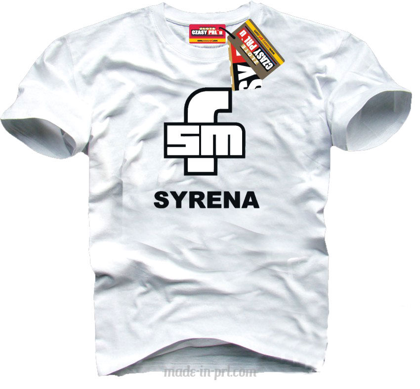 Syrenka - logo - koszulka męska 