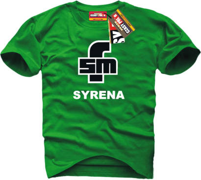 Syrenka - logo - koszulka męska 