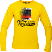 Jeżdżę klasykiem Jelcz Berliet PR110 - longsleeve męski żółta