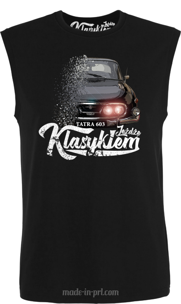 Jeżdżę klasykiem TATRA 603 - top męski bezrękawnik