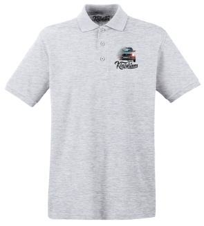 Jeżdżę klasykiem GOLF 2 - koszulka polo męska melanż 