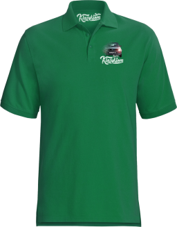 Jeżdżę klasykiem GOLF 2 - koszulka polo męska zielona