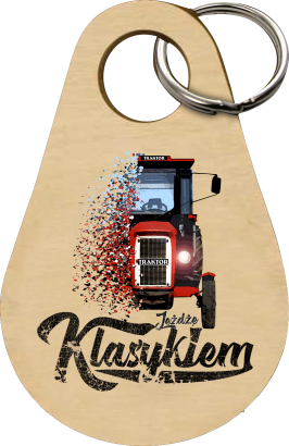 Jeżdżę klasykiem Traktor c330 - brelok 