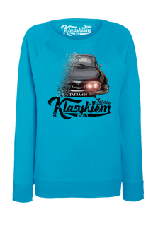 Jeżdżę klasykiem TATRA 603 - bluza damska standard  - 5