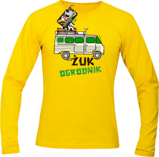 Żuk Ogrodnik Wektor - longsleeve męski żółty