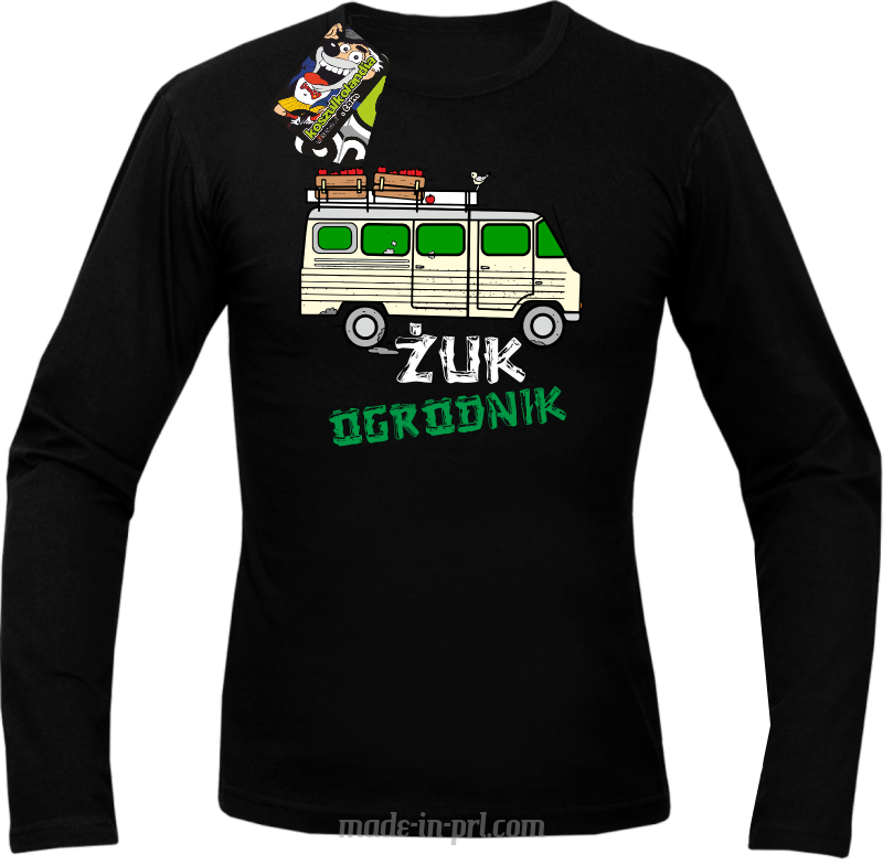 Żuk Ogrodnik Wektor - longsleeve męski czarny