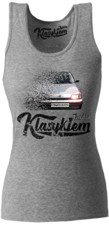 Jeżdżę klasykiem CINQUECENTO - top damski melanż