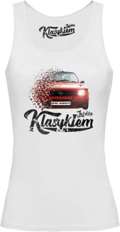 Jeżdżę klasykiem OPEL Kadett - top damski biały