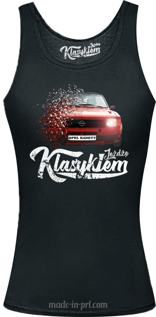 Jeżdżę klasykiem OPEL Kadett - top damski czarny
