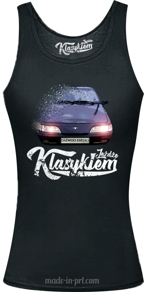 Jeżdżę Klasykiem DAEWOO Espero - top damski czarny