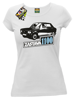 Zastava 1100 - Koszulka damska biała