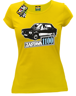 Zastava 1100 - Koszulka damska żółta