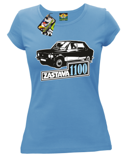 Zastava 1100 - Koszulka damska błękitna