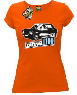 Zastava 1100 - Koszulka damska pomarańczowa
