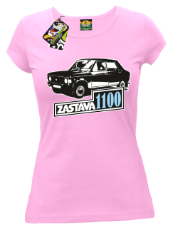 Zastava 1100 - Koszulka damska różowa