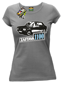 Zastava 1100 - Koszulka damska szara