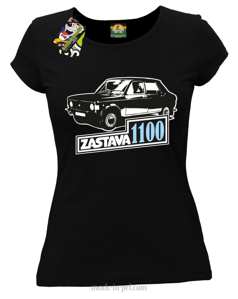 Zastava 1100 - Koszulka damska czarana